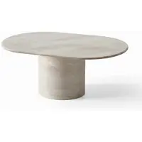 Xl Moebel Gmbh Table d'appoint arrondie, table basse exclusive, table d'appoint pour canapé