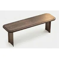 AEA Table basse, style moderne, couleur marron, en bois, de haute qualité, élégante, rectangulaire