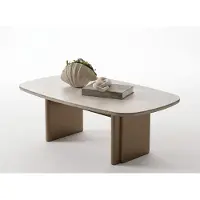 Xl Moebel Gmbh Table basse beige, design moderne, fabrication de haute qualité, esthétique harmonieuse et intemporelle