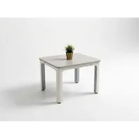 Xl Moebel Gmbh Table basse design, table d'appoint, de haute qualité, moderne, couleur grise, meubles
