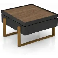 AEA Table basse, design élégant et moderne, idéale pour le salon, couleur marron