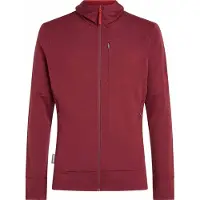 Icebreaker 260 Quantum Iv Full Zip Sweatshirt Rouge M Homme