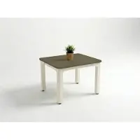 Xl Moebel Gmbh Table basse design avec plateau en bois. Meuble moderne pour salon