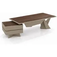 AEA Ensemble de mobilier de bureau moderne : bureau, étagère, table basse, espace de travail