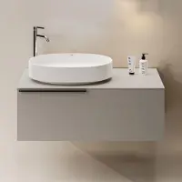 Kludi Console de lavabo ICOS, 100,3 cm, avec vasque intégrée