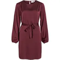 Vila Enna Ravenna Long Sleeve Short Dress Rouge 42 Femme