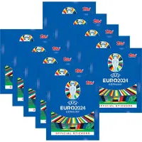 Topps UEFA EURO 2024 Allemagne - Autocollants de collection - 10 sachets