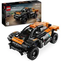 LEGO 42166 Technic NEOM McLaren Extreme E Race Car, Jouet de Voiture a Rétrofriction pour Enfants, a Construire