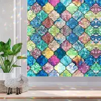 OEM Film adhésif - Film adhésif autocollant, opaque coloré, brise-vue pour salle de bain, porte d'entrée, maison, protection contre le soleil et la chaleur, multicolore, 45 x 100 cm