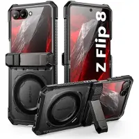 Supcase Ub Grip Mag Magsafe Galaxy Z Flip 8 Noir (Samsung Galaxy Z Flip 8), Coque pour téléphone portable, Noir