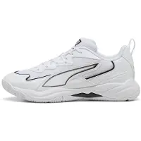 Puma Unisexe, Chaussure de salle, Solarflash 4 (43), Blanc, Argent