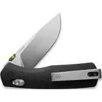 The James Brand Couteau pliant The Carter - Black / Stainless / G10 / Straight
