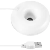 Jojomino Humidificateur donut blanc, mini purificateur d'air portable USB pour bureau