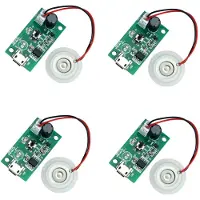 Jojomino Lot de 4 brumisateurs à ultrasons de 20 mm, transducteur, plaque de film, accessoires, humidificateur, joint en caoutchouc