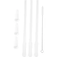 Jojomino Pailles compatibles avec les bouteilles d'eau d'un gallon, réutilisables et réglables pour carafes de 1 000 ml/2 000 ml, lot de 3