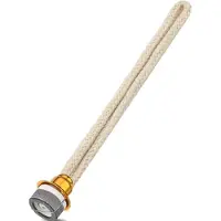 Jojomino 1 mèche de rechange pour lampe à huile parfumée, brûleur catalytique, diffuseur d'aromathérapie, 14,4 cm, or et beige