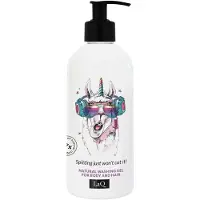 LAQ , gel douche nettoyant et hydratant, pour les cheveux et le corps, adapté à tous les types de peau, 300 ml
