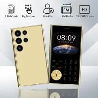 YONIS Téléphone Portable 2.01 Pouces Bluetooth FM Lampe Torche Dual SIM Vert