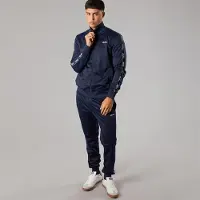 Ellesse Survêtement en poly Barelo avec bandes hommes - Marine