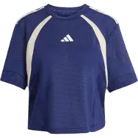 Adidas T-shirt à Manches Courtes Hyperglam 3 Stripes Color Block Mesh