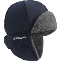 Didriksons Biggles cap 7, bonnet, enfants, marine