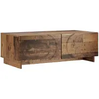 vidaXL Table basse en bois recyclé, 102 x 50,5 x 35 cm, matériau de bois