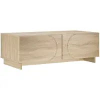 vidaXL Table basse en bois imitation chêne Sonoma, 102 x 50,5 x 35 cm