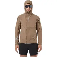 Nnormal - Veste de trail/running coupe-vent - Trail Wind Jacket Brown pour Homme en Nylon - Taille M - Marron