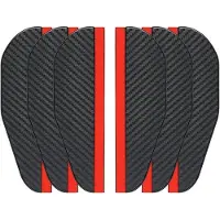 OEM Protections anti-pluie pour rétroviseurs extérieurs - capuchons hydrophobes à motif carbone - accessoires pour protections de rétroviseurs de voiture