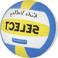 Famanu Volleyball 4 : Ballon de volleyball pour enfants, couleurs blanc, bleu et jaune