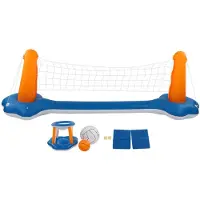 Gistuch Kit de volley-ball gonflable, basket de piscine pour les fêtes estivales, les événements familiaux, le carnaval, les anniversaires