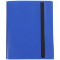 Gistuch Album à cartes à collectionner à 9 compartiments, polyvalent, imperméable, portable, pour ranger des jeux à la maison ou en voyage, bleu clair