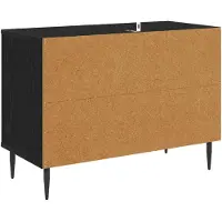 vidaXL Meuble TV ZAANDAM, 69 x 33 x 50,5 cm, noir, imitation chêne