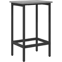 Syfax Tabouret de bar gris Sonoma, dimensions 40 x 32 x 64 cm, en bois d'ingénierie