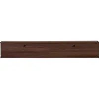 CALICOSY - Meuble TV suspendu 2 abattants L160 cm - ROY