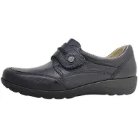 Caprice : chaussures basses, mocassins, couleur noire, style décontracté
