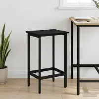 Prolenta Maison Exclusive - Tabouret de bar en chêne noir, dimensions 40 x 32 x 64 cm, matériau : bois composite