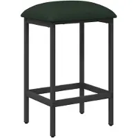 Syfax Tabouret de bar, vert foncé, 40 x 32 x 74 cm, bois d'ingénierie