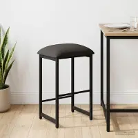 Prolenta Maison Exclusive - Tabouret de bar gris foncé, dimensions 40 x 32 x 64 cm, matériau : bois composite