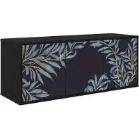 vidaXL Meuble TV mural DOKKUM, 102 x 33 x 40 cm, fabriqué en panneaux de particules