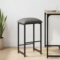 Prolenta Maison Exclusive - Tabouret de bar gris foncé, dimensions 40 x 32 x 74 cm, matériau : bois composite