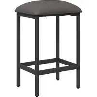 Syfax Tabouret de bar gris clair, dimensions 40 x 32 x 64 cm, en bois d'ingénierie