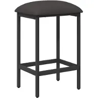 vidaXL Tabouret de bar, gris foncé, 40 x 32 x 74 cm, matériau composite en bois