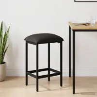 Prolenta Maison Exclusive - Tabouret de bar gris foncé, dimensions 40 x 32 x 64 cm, matériau : bois composite