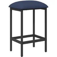 vidaXL Tabouret de bar bleu, 40 x 32 x 74 cm, matériau de bois