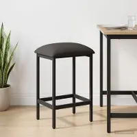 Prolenta Maison Exclusive - Tabouret de bar gris foncé, dimensions 40 x 32 x 74 cm, matériau : bois composite