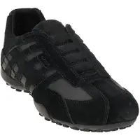 Geox Chaussons Snake L pour hommes, couleur noire, style décontracté