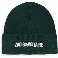 Zadig & Voltaire X60885 Junior Beanie Vert 58 cm Enfants