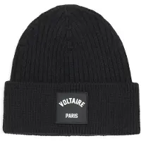Zadig & Voltaire X60884 Junior Beanie Noir 52 cm Enfants