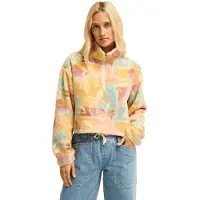Billabong Holiday Cropped Fleece Jaune L Femme